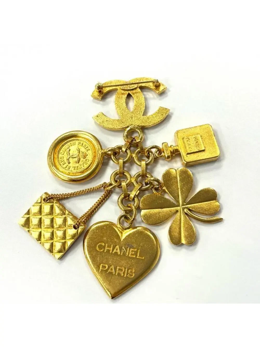 Chanel Cc Logo Brooch Metal #234138C16B